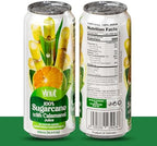 VINUT 100% Sugarcane with Calamansi Juice, No Added Sugar, Not From Concentrate, 16.9 fl oz (500 mL) Can, Pack of 12