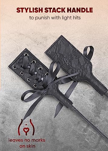 Feather Tickler for Couples, French Tickler for Role Play, Feather Ticklers Teasers Black 16"