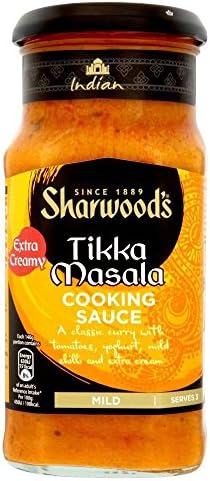 Sharwood's Cooking Sauce - Extra Creamy Medium Tikka Masala (420g) - Pack of 6