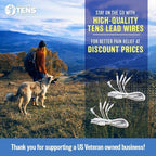 Discount TENS Brand - Replacement Lead Wires, Port Doubler, 2.5mm Plug to Four 2mm Pin Connectors - (Pack of 2)