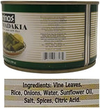 Krinos, Dolmas Stuffed Grape Leaves with Rice, Mediterranean Herbs in Sunflower Oil – Super Tasty Ready to Eat Vegan Rolls - Traditional Turkish Recipe – Dolmades Can (1)