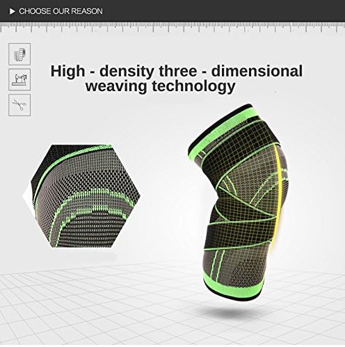 Knee Sleeve, Knee Pads Compression Fit Support -for Joint Pain and Arthritis Relief, Improved Circulation Compression - Wear Anywhere - Single (XL)