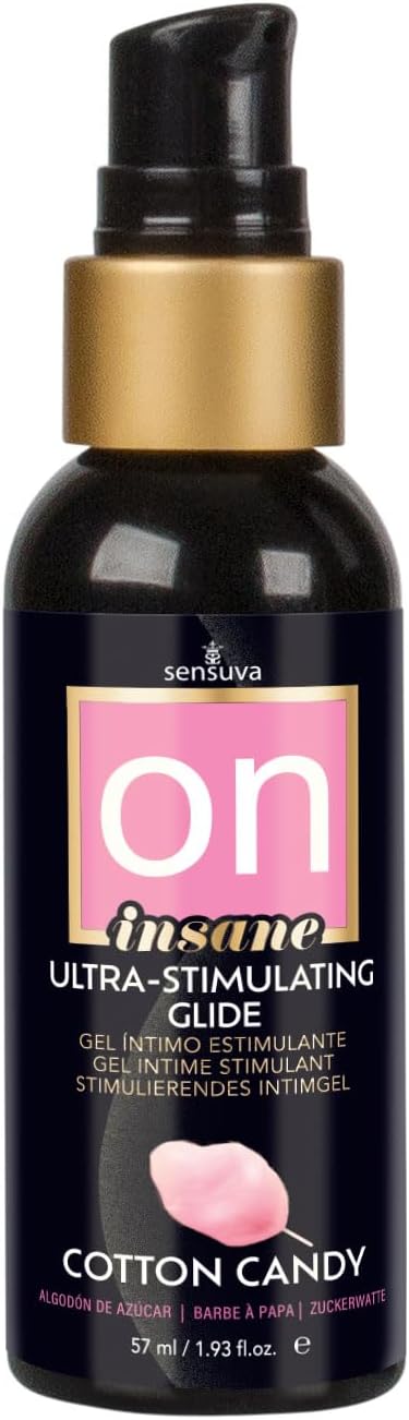 sensuva Ultra-Stimulating On Insane Personal Moisturizer | Cotton Candy | 2 fl.oz.