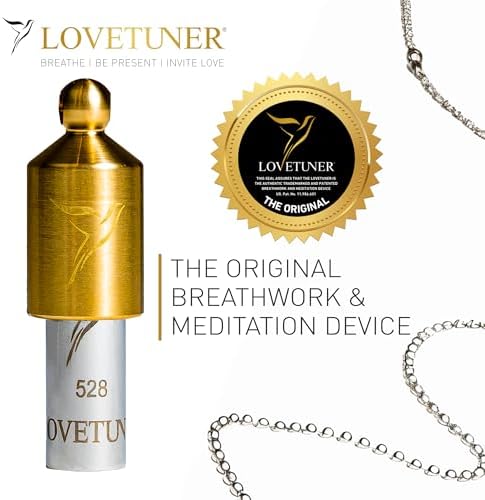 LOVETUNER 528Hz Breathing Necklace for Stress Relief, Mindfulness & Meditation | Sound Healing Whistle for Anxiety, Focus, Calm & Relaxation | Emotional Wellness, Inner Peace & Balance Necklace