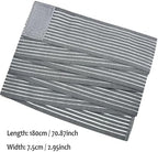 Extra Long Elastic Knee Wrap Compression Bandage Brace Support for Legs, Plantar Fasciitis, Stabilising Ligaments, Joint Pain, Squat, Basketball, Running, Tennis, Soccer, Football, Volleyball (Grey)