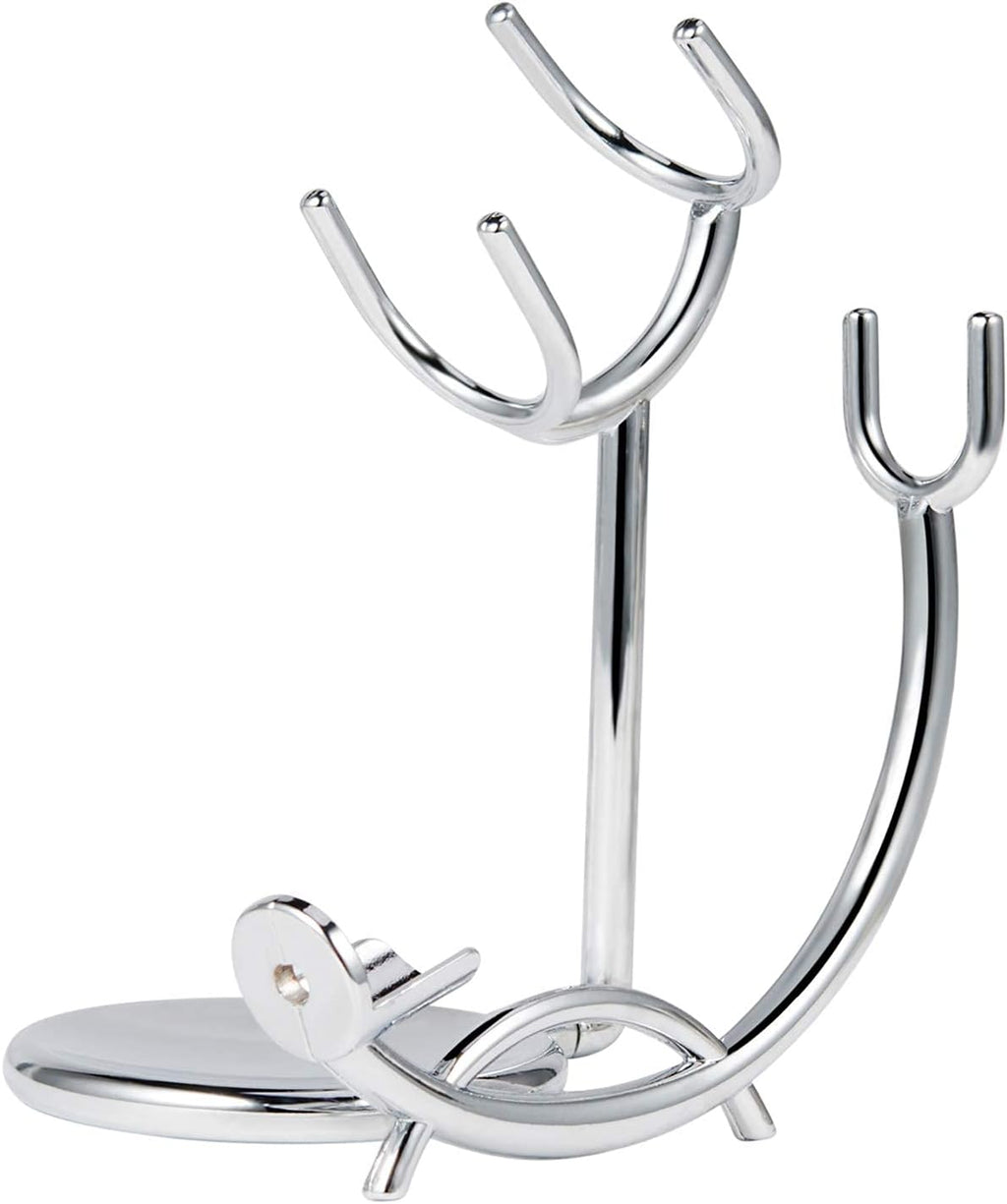 Grandslam Shaving Razor and Brush Stand, Stainless Steel Shaving Razor Holder, Compatible with Long and Short Handle Safety Razor, Straight Razor and Barber Razor