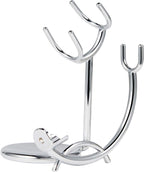 Grandslam Shaving Razor and Brush Stand, Stainless Steel Shaving Razor Holder, Compatible with Long and Short Handle Safety Razor, Straight Razor and Barber Razor