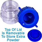 Apex Pill Crusher, Pil Pulverizer and Grinder, Medicine Crusher and Pulverizer for Large, Small Medications, Tablets, & Vitamins, Crushes Multiple Tablets to Fine Powder with Storage Area in Cap