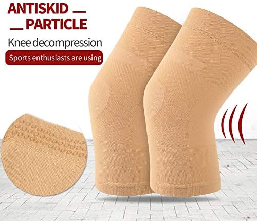 Knee Compression Sleeves for Men Women, Knee Brace Support for Joint Pain Relief, Arthritis, ACL, MCL, Injury Recovery