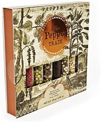 The Pepper Trade Gourmet Peppercorn Blend Collection, 8 Pack Gift Set | Sampler Spice Gift Set, Use in Grinders