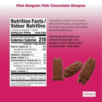 DOUzzle Shabbos Mini Chocolate Candy Gift Box, Premium Belgian Milk Chocolate, Nut Free, Gluten Free, Non-GMO, Kosher Dairy Cholov Yisroel (1.41 OZ)