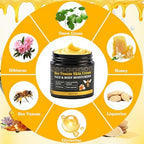 2PCS Bee Venom Skin Cream, Natural Ingredients Non-Irritating Bee Venom Cream, Wrinkle Lift & Firming, Reduces Blemishes, For Face & Full Body, 2 * 60g