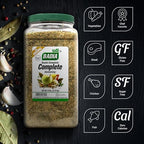 Badia Complete Seasoning, 96 oz - All-Purpose Spice Blend of Garlic, Onion, Salt, Pepper, Herbs & Spices - Savory Signature Blend