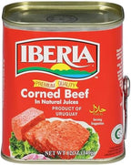 Iberia Corned Beef, 12 oz, Premium Quality Corned Beef With Natural Juices, Halal (Pack of 2)