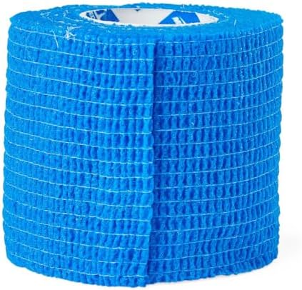Medline Self-Adherent Cohesive Wrap Bandage, Latex-Free, 2" x 5 yd, Assorted Color, 36 Count