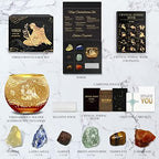 Aovila Virgo Birthday Gifts for Women - Virgo Candle Holder Crystals Birthstones Gifts Box Set - Zodiac Gifts Astrology Horoscope Gifts Birthday Gifts for Her Mother Sister Best Friends