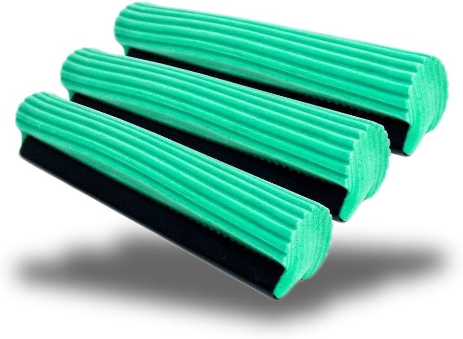 PVA Sponge Roller Mop Head Refills - 3 Pack