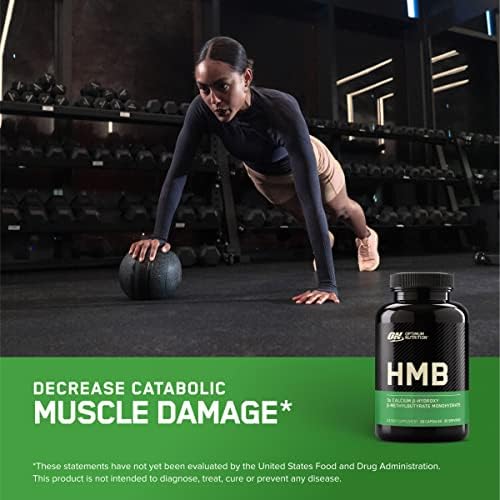 Optimum Nutrition HMB 1000 Caps, 1g of Calcium beta-Hydroxy beta-methylbutyrate per Capsule, 90 Capsules, 30 Servings