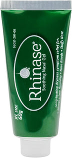Rhinase Soothing Nasal Gel XL 60 g for Nasal Dryness from Allergy (Not Isotonic or Hypertonic), Low Humidity, Nose Bleeds, Stuffy Nose
