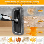Spray Mop for Floor Cleaning: Microfiber Wet Dry Mop for Hardwood Laminate Tile Wood Vinyl, 360° Swivel Head Lightweight Flat Floor Mops with 3 Washable Reusable Pads & Refillable Bottle