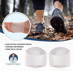 Dr. Frederick's Original Gel Arch Support Sleeves – 2 ct – Built-In Gel Orthotic for Plantar Fasciitis, Flat Feet & Fallen Arches – Low-Profile Foot Support for Men & Women – Wear in Any Shoe