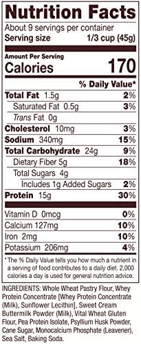 Bob's Red Mill Protein Pancake, 14oz (Pack of 4) - Non GMO, Kosher