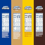 OREO Minis Sandwich Cookies Variety Pack, Original Creme, Chocolate Creme, Peanut Butter Chocolate, and Golden OREO, 16-3 oz Bags