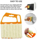 Blind Cleaner Brush , Blinds Dust Shutters , Mini Washable & Removable Window Air Conditioner Duster With 7 Slat Handheld Household Kitchen Cleaning Tools , For Awnings , Siding , Vinyl , Car , Fan