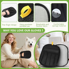 Pet Hair Removal Glove for Cats and Dogs - Electrostatic Pet Hair Remover Glove, Reusable Brush Pet Hair Remover for Couch, Carpet, Car Seat & Laundry（1PCS）