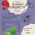 AMISA ORGANICS Organic Buckwheat Spaghetti, 500 GR
