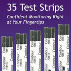 Ascensia Contour Next Blood Glucose Test Strips for Diabetes – 35 Count (1 Pack) - Accurate, No Coding, Second-Chance Sampling, Compatible with All Contour Next Meters for Easy Blood Sugar Testing