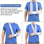 Arm Sling Adjustable Arm Support Strap Lightweight Comfortable Shoulder Immobilizer for Women and Men Right Left for Wrist Hand Elbow Injured 63 inch (Dark Blue)