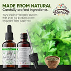 Parsley Leaf Tincture Alcohol-Free Extract, Organic Parsley (Petroselinum crispum) Dried Leaf - Non-GMO in Cold-Pressed Organic Vegetable Glycerin - 2 Oz