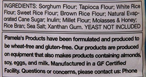 Pamela's Products Gluten Free Bread Mix, 4 Pound