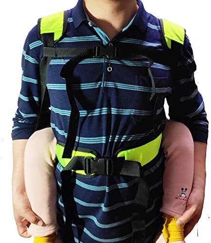 Kids Carrier Hiking Back Pack Belt Outdoor Children Lift Sling for Transferring Toddler, Disabled, Handicapped, Bedridden to Car,Wheelchair,Vehicle,Bed,Chair (Green)