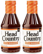 Head Country Bar-B-Q Sauce, Apple Habanero Flavor, 20oz (pack of 2)