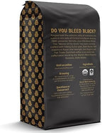 Death Wish Coffee, Valhalla Java Dark Roast Grounds - Extra Kick of Caffeine - 5 Lb. - Bold & Intense Blend of Arabica Robusta - USDA Organic - Strong Coffee for Morning Boost