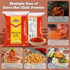 Rani Extra Hot Chilli Powder Indian Spice 14oz (400g) ~ All Natural | No Color added | Gluten Friendly | Vegan | NON-GMO | No Salt or fillers