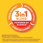 Nature Made Wellblends ImmuneMAX Fizzy Drink Mix, Vitamin C 2000mg with Zinc 20 mg, Vitamin D3 1000 IU (25 mcg), plus Seven B Vitamins and Electrolyte Hydration Blend, 30 Stick Packs