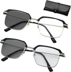 Smart Zoom Reading Glasses Distance&near Progressive Multi-focus for Women Men, Auto Focus Glasses Self Adjusting