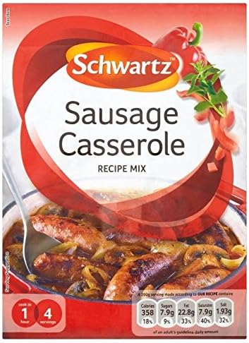 Schwartz Sausage Casserole Recipe Mix (35g) - Pack of 6