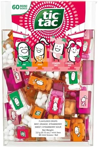 Tic Tac Travels Strawberry Edition, Mini Packs Mix