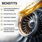 PRESIDENTIAL R&O Turbine Oil 100 - Gas & Steam Turbines - General-Purpose Machine Oil for Rust & Oxidation Prevention & Protection - Made in USA - (5 gal)