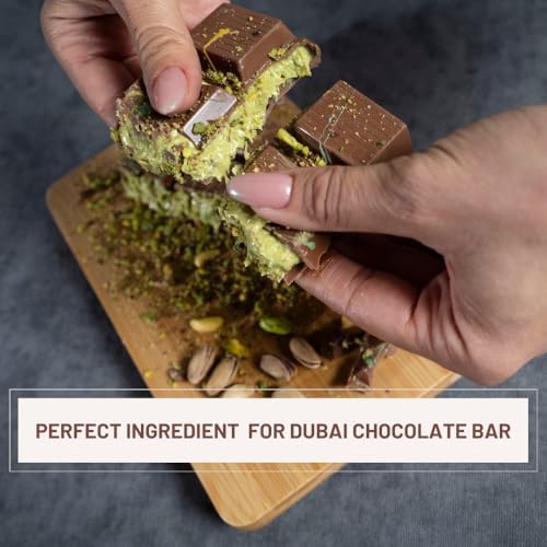 Baked & Shredded Kataifi Pastry 7 oz (200g) – Ready to Use Crushed Kadaifi, Roasted Shredded Phyllo Dough for Dubai Chocolate, Knafeh, Kunafa, Pistachio Chocolate Bars, and Pastry Toppings – Chilled & Baked Kadayif Sprinkles, Kataifi