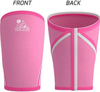 Nordic Lifting Knee Sleeves (1 Pair) Support & Compression for Weightlifting, Powerlifting & Cross Training - 7mm Neoprene Sleeve for The Best Squats - Both Women & Men