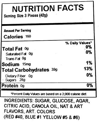 SweetGourmet Assorted Fruit Slices | Candy Fruit Jelly | Vegan, Gluten Free | 13oz (Pack of 2)