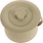 FRCOLOR Plastic Urinal Bottle Spittoon with Potty Elderly Bedpan Portable Urine Pots Pee Bucket Bedside Pee Container