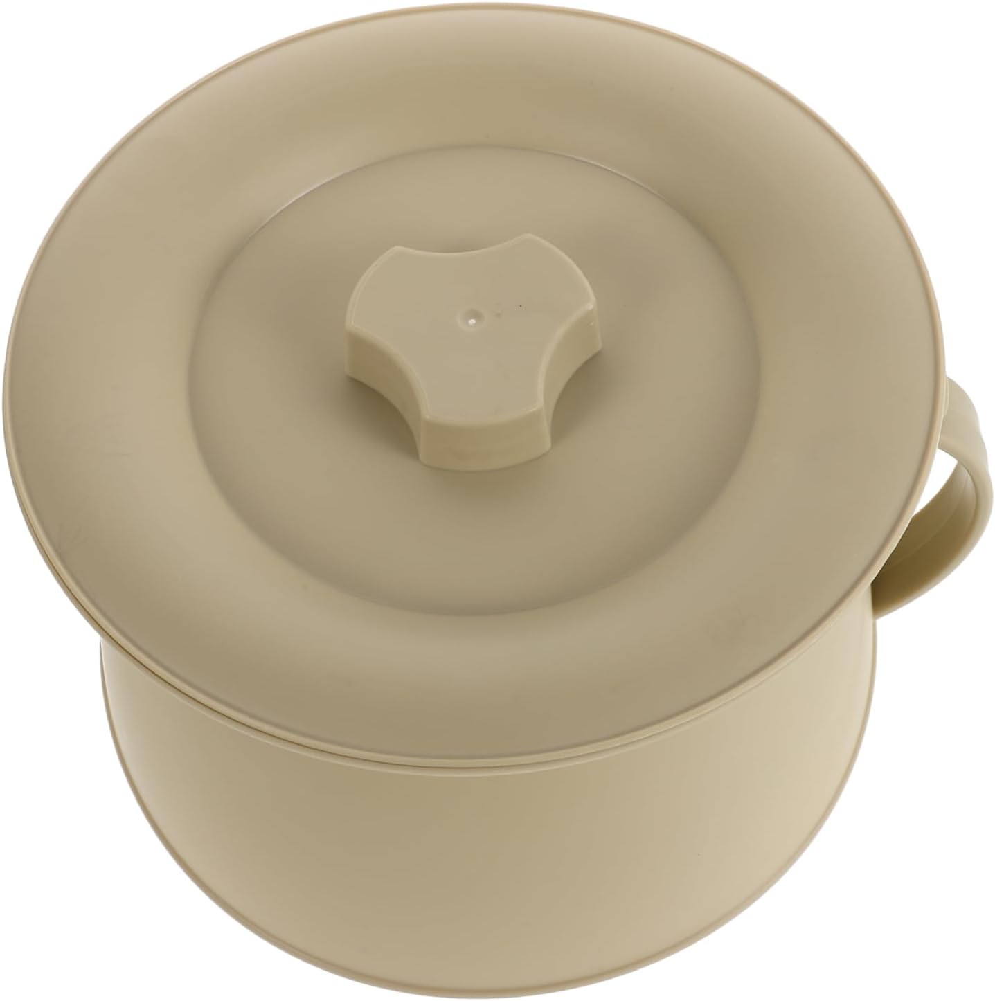 FRCOLOR Plastic Urinal Bottle Spittoon with Potty Elderly Bedpan Portable Urine Pots Pee Bucket Bedside Pee Container