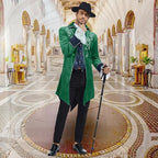 Men Medieval Steampunk Tailcoat Jacket Gothic Victorian Frock Coat Uniform Halloween Party Cosplay Gentleman Costumes