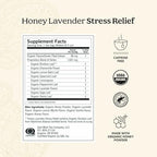 Yogi Tea Honey Lavender Stress Relief - 16 Bags per Pack (4 Packs) - Organic Chamomile Lavender Tea - Includes Lemon Balm, Lemongrass, Spearmint Leaf, Peppermint Leaf, Honey Flavor & More